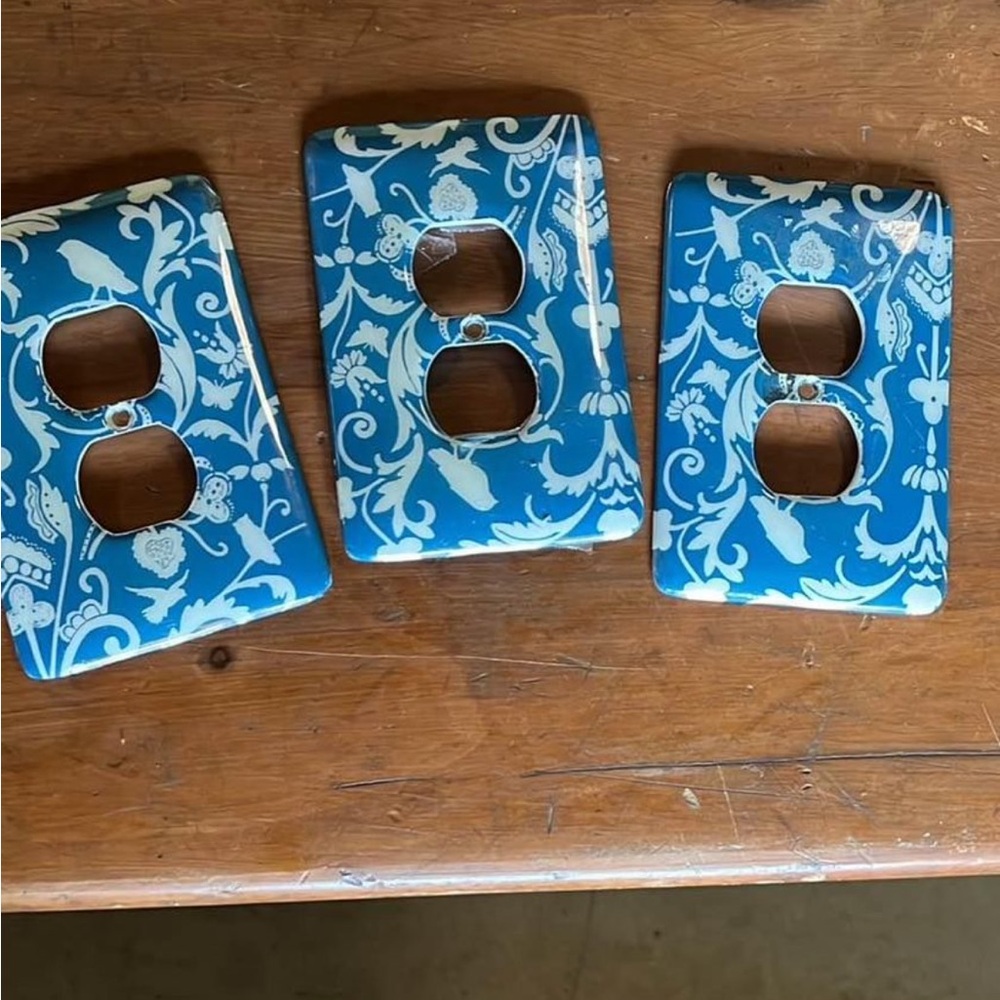 Set of 3 Anthropologie Outlet Covers